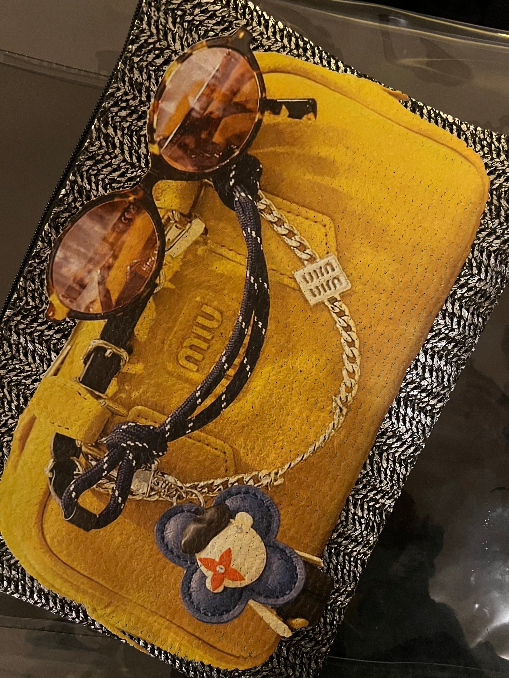 Beach two Piece, fashionable clutch inside Nylon Bag