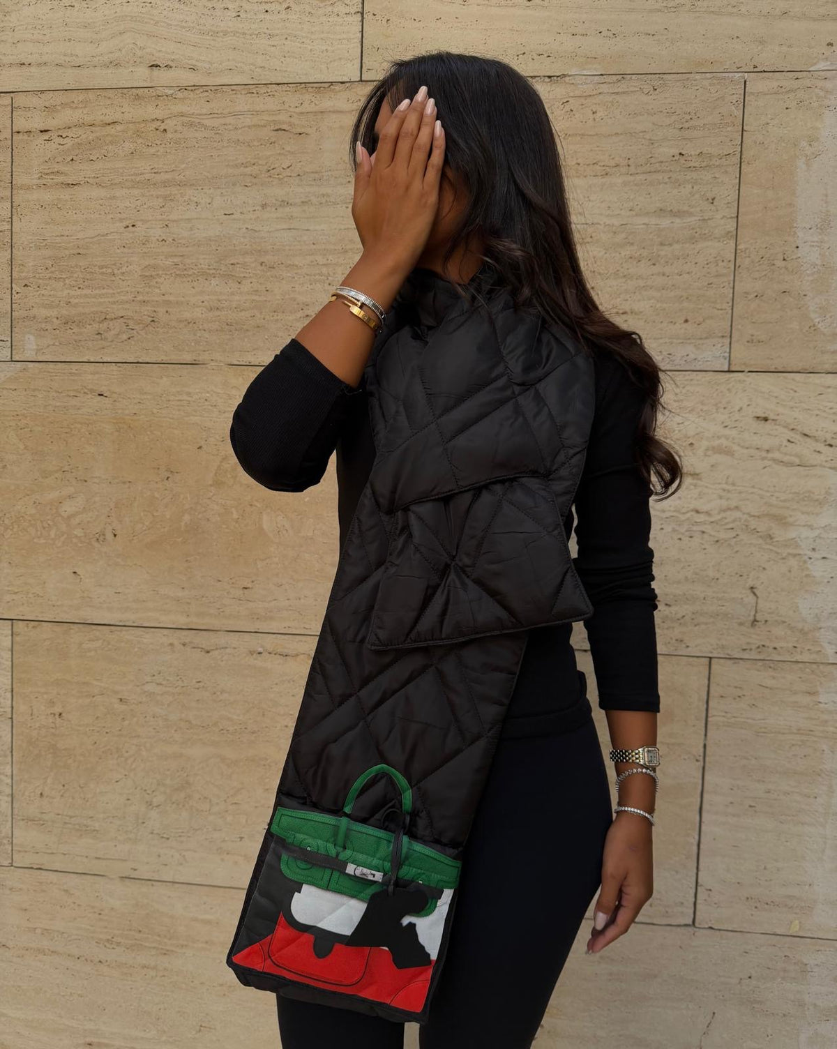 Cultural winter scarf