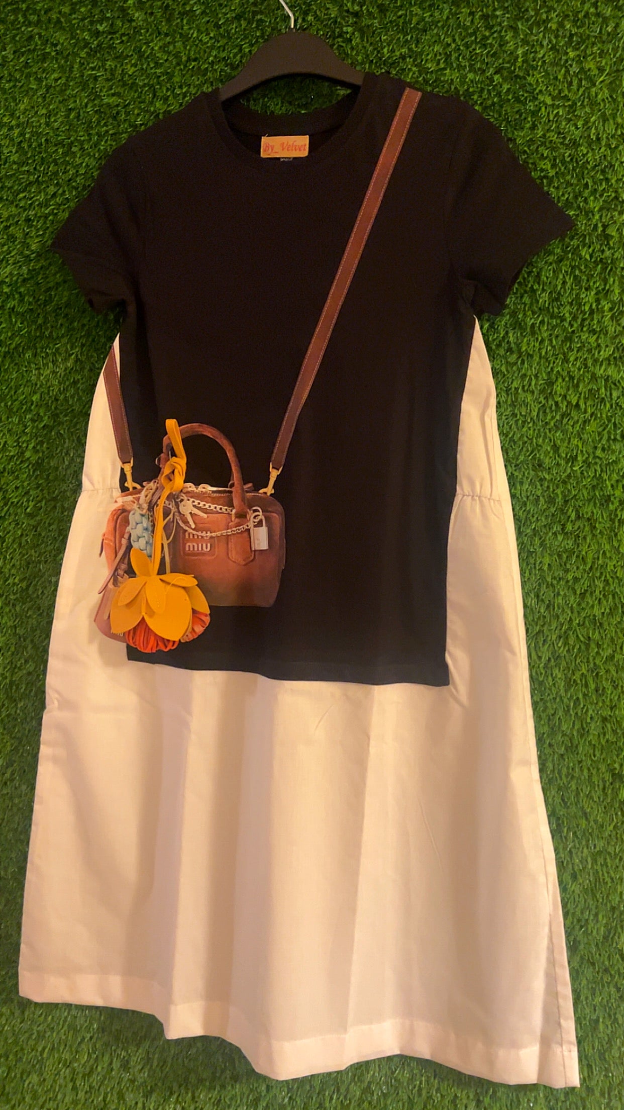 Summer fancy girls T-shirt dress