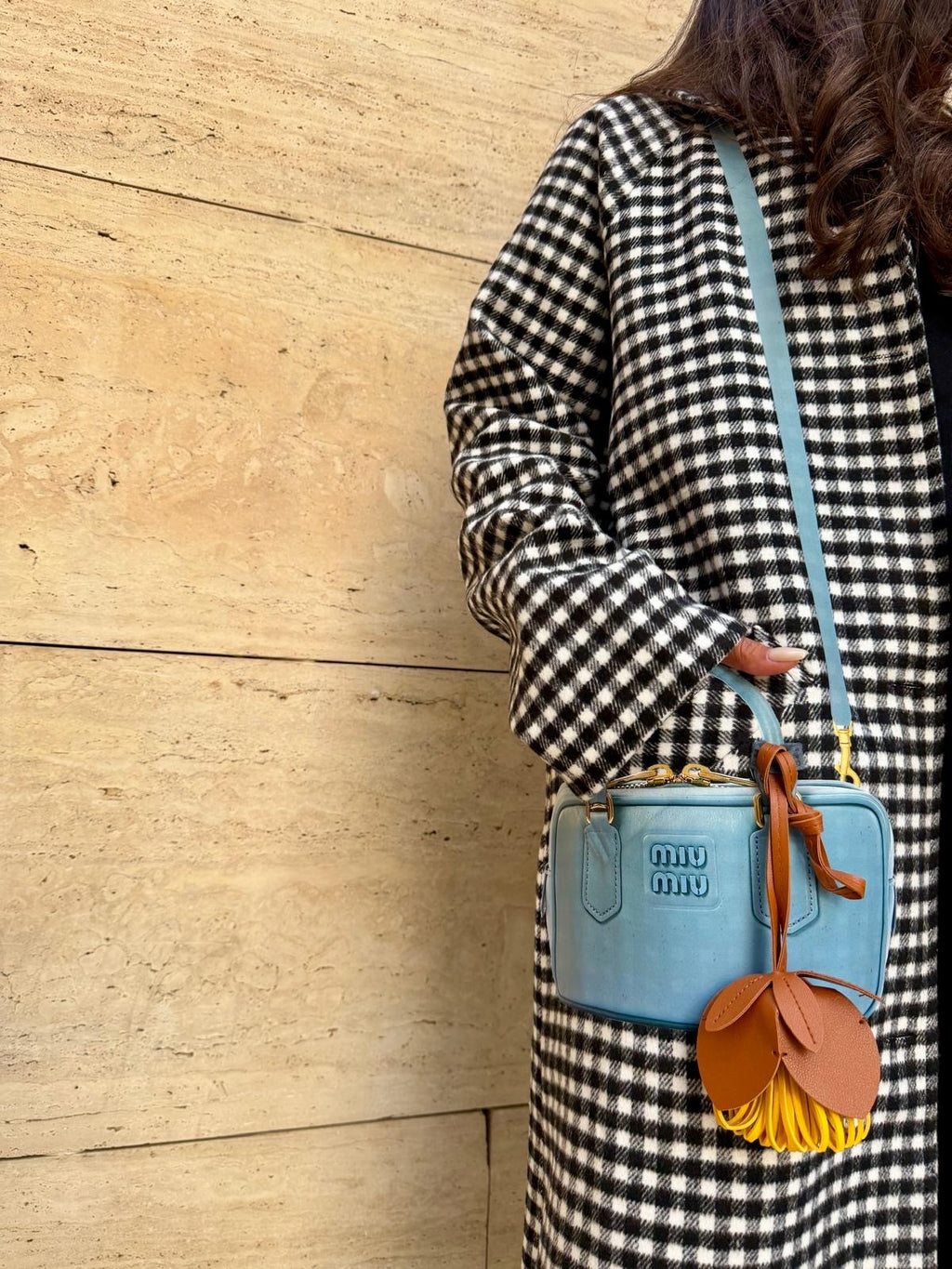 Black & white trendy Checked Jacket