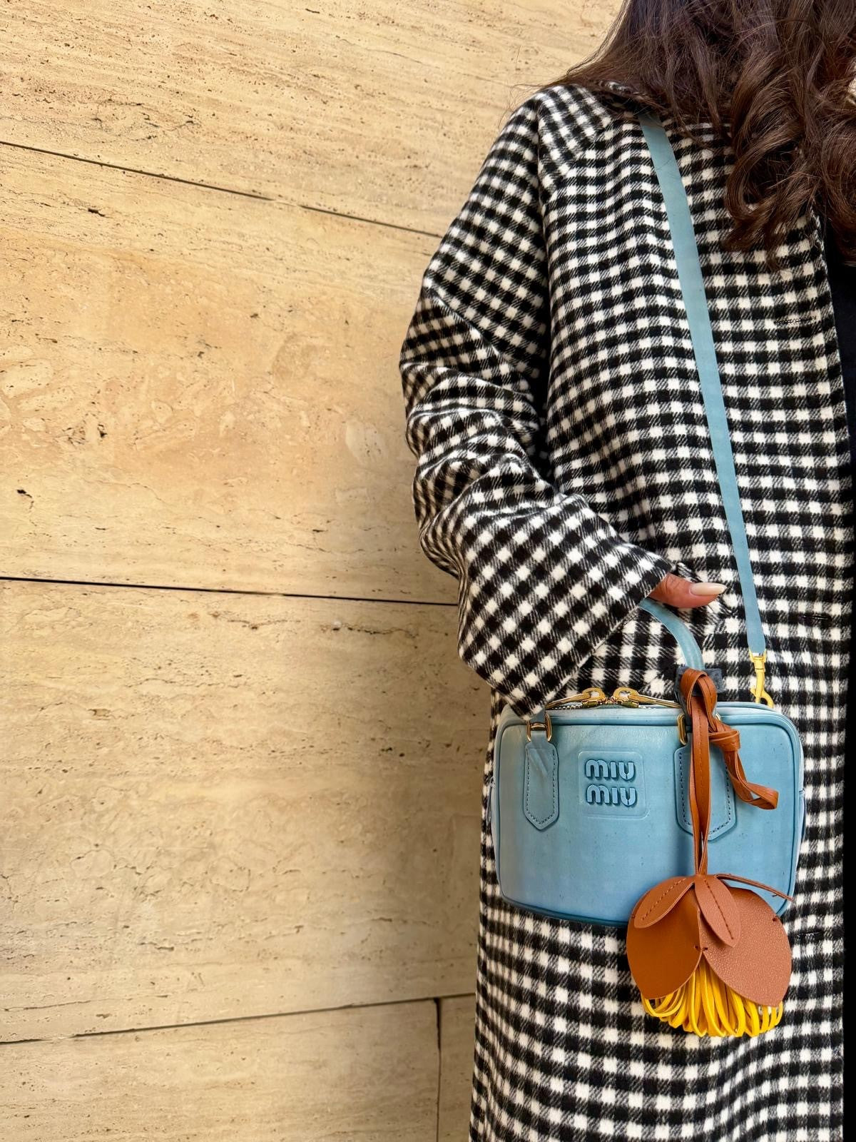 Black & white trendy Checked Jacket