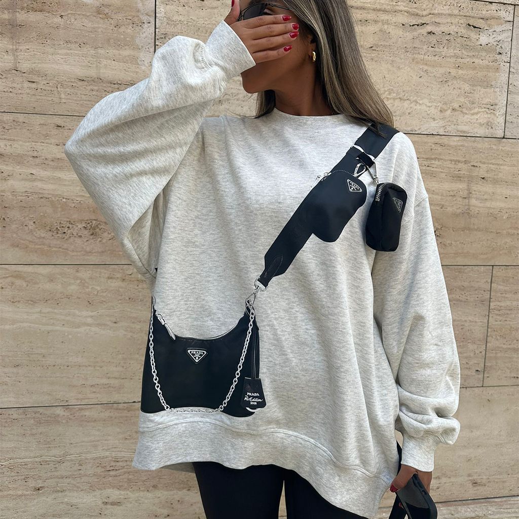 Fancy hanging bag sweater