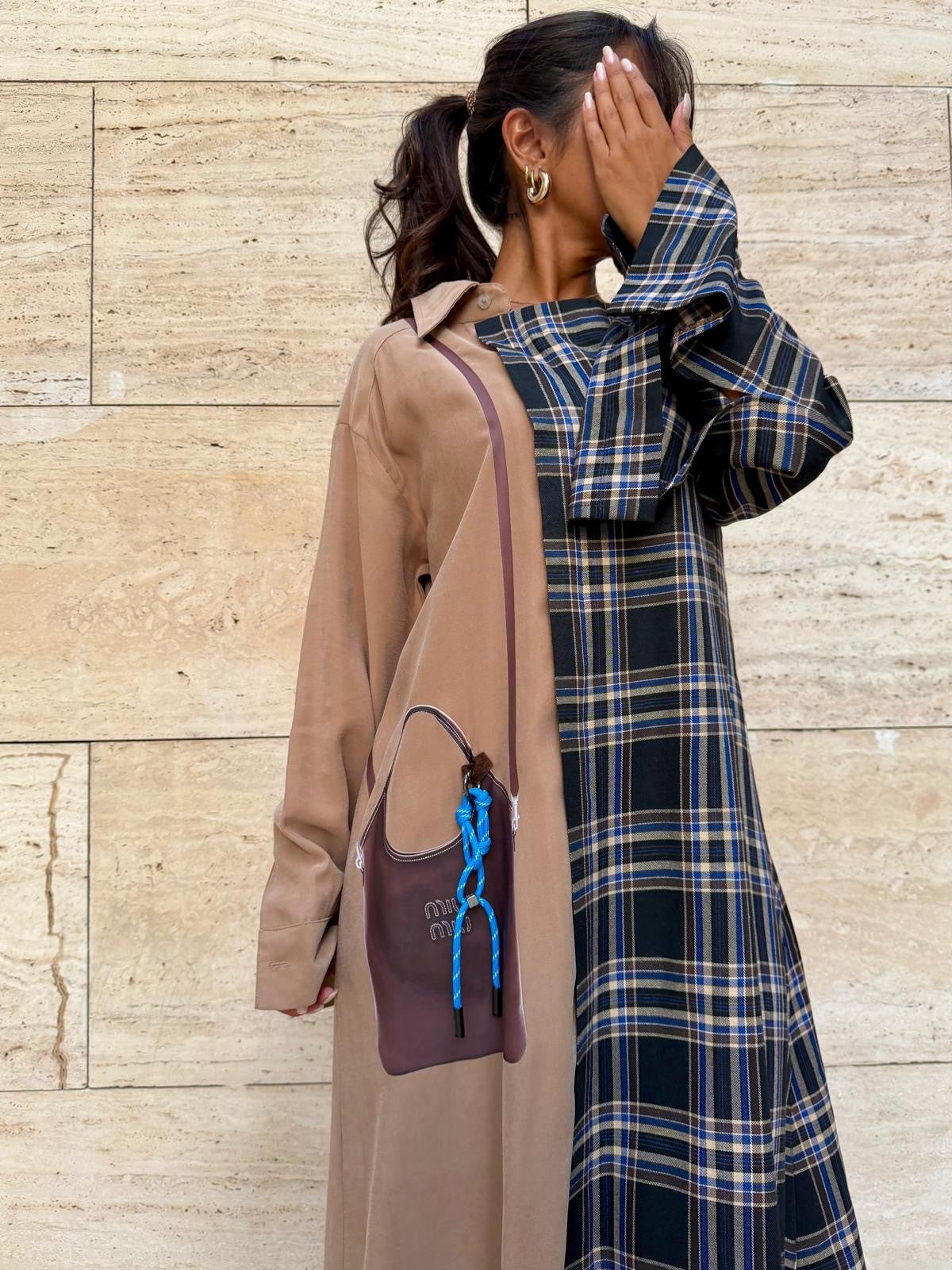 Best Seller 2026 Elegant Ramadan Off shoulder Brown Kaftan 1