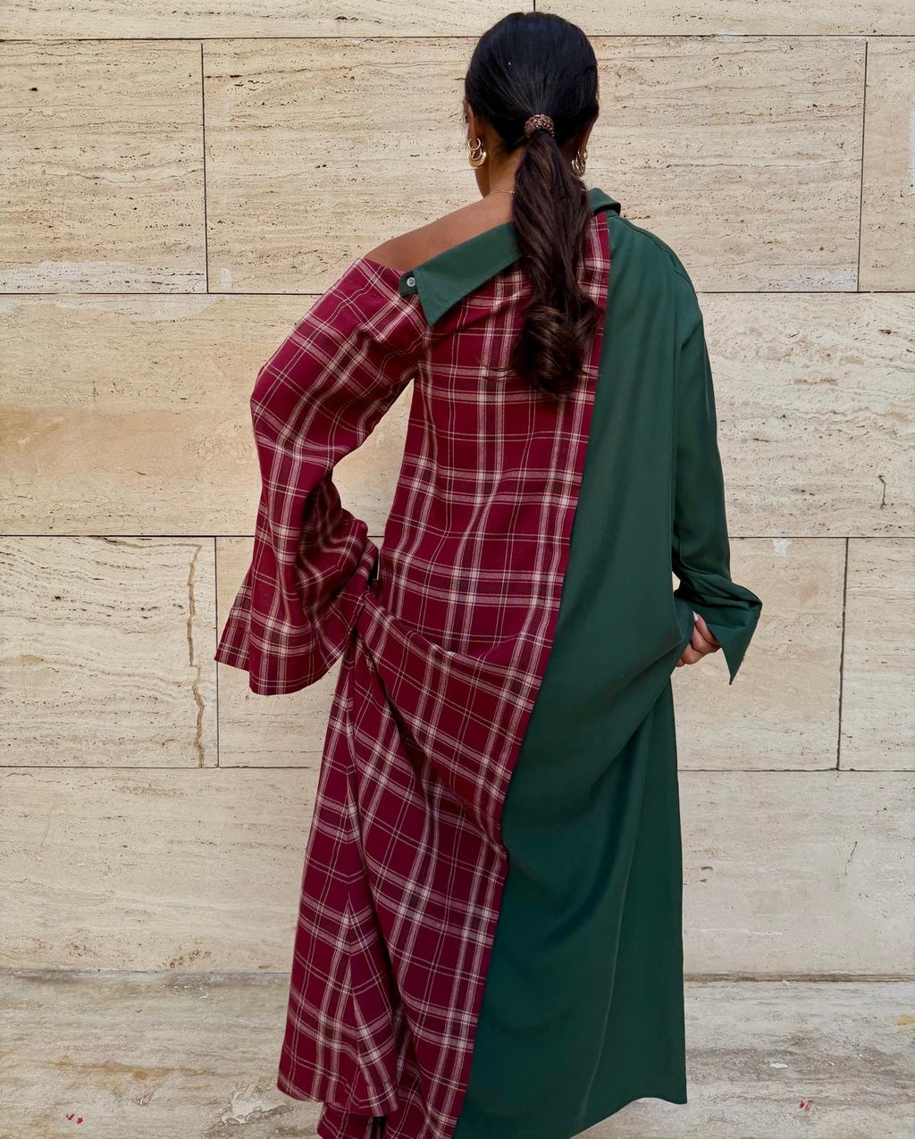 Off shoulder 2026 Elegant Ramadan Red Kaftan 2