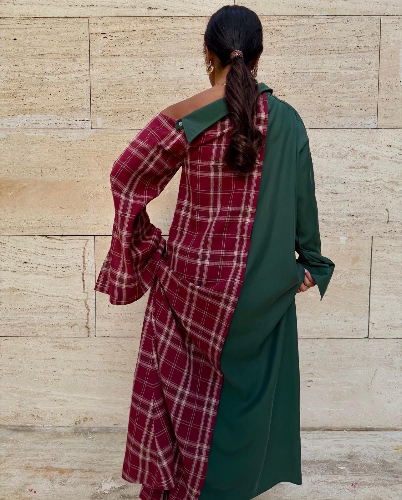 Best Seller 2026 Elegant Ramadan Off shoulder Red Kaftan 2