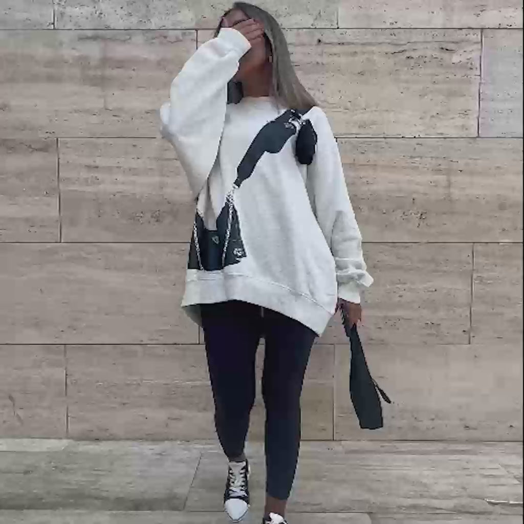 Fancy hanging bag sweater