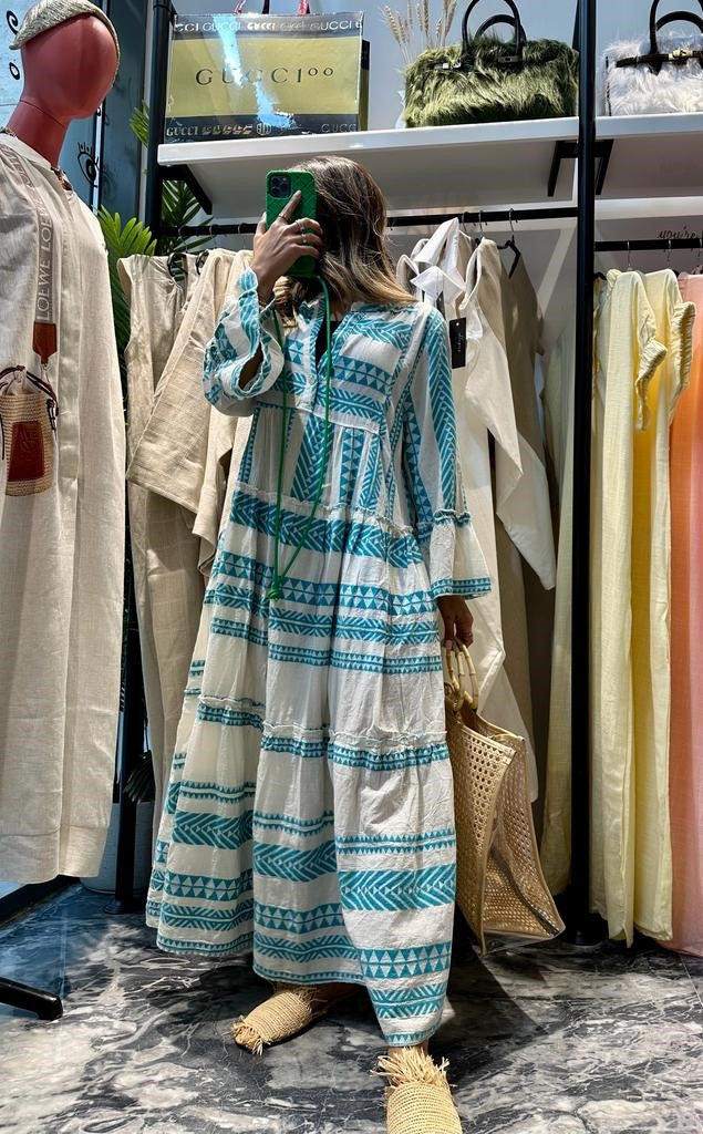 Summer light colorful dress